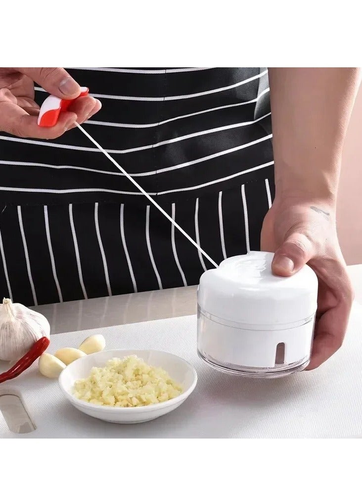 Mini Manual Garlic Chopper Garlic Press Garlic Shredder Masher  - Image 2