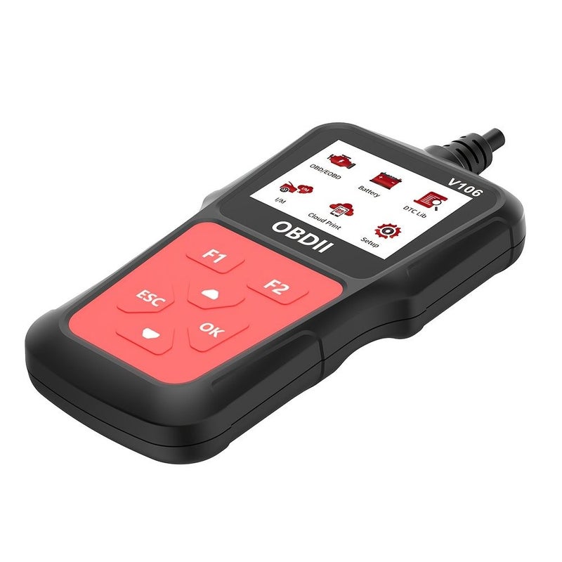 Automotive Diagnostic OBD Scanner Code Reader Data Stream IM Readiness Detection Black V106 Universal Engine Diagnostic Code Eraser - Image 4