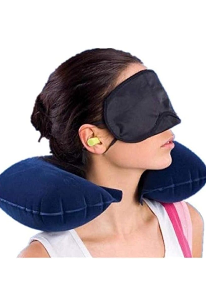Elevated Memory Travel Neck Pillow Medical Neck Support Pillow Ideal for Reading and Sleeping During Long Travel and Flight - Image 4