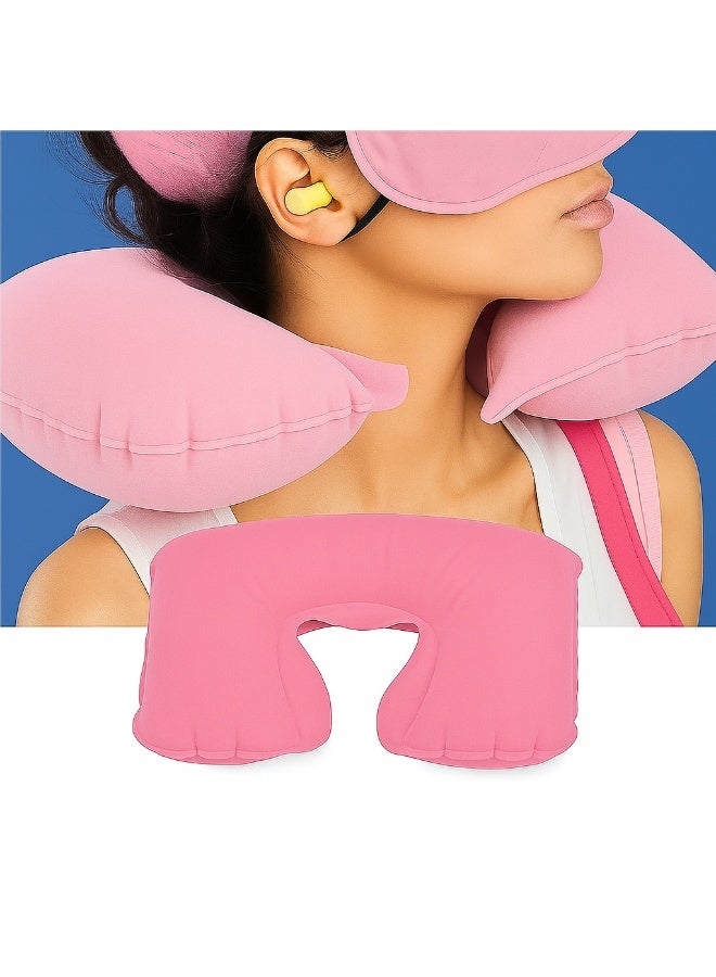 Elevated Memory Travel Neck Pillow Medical Neck Support Pillow Ideal for Reading and Sleeping During Long Travel and Flight - Image 2