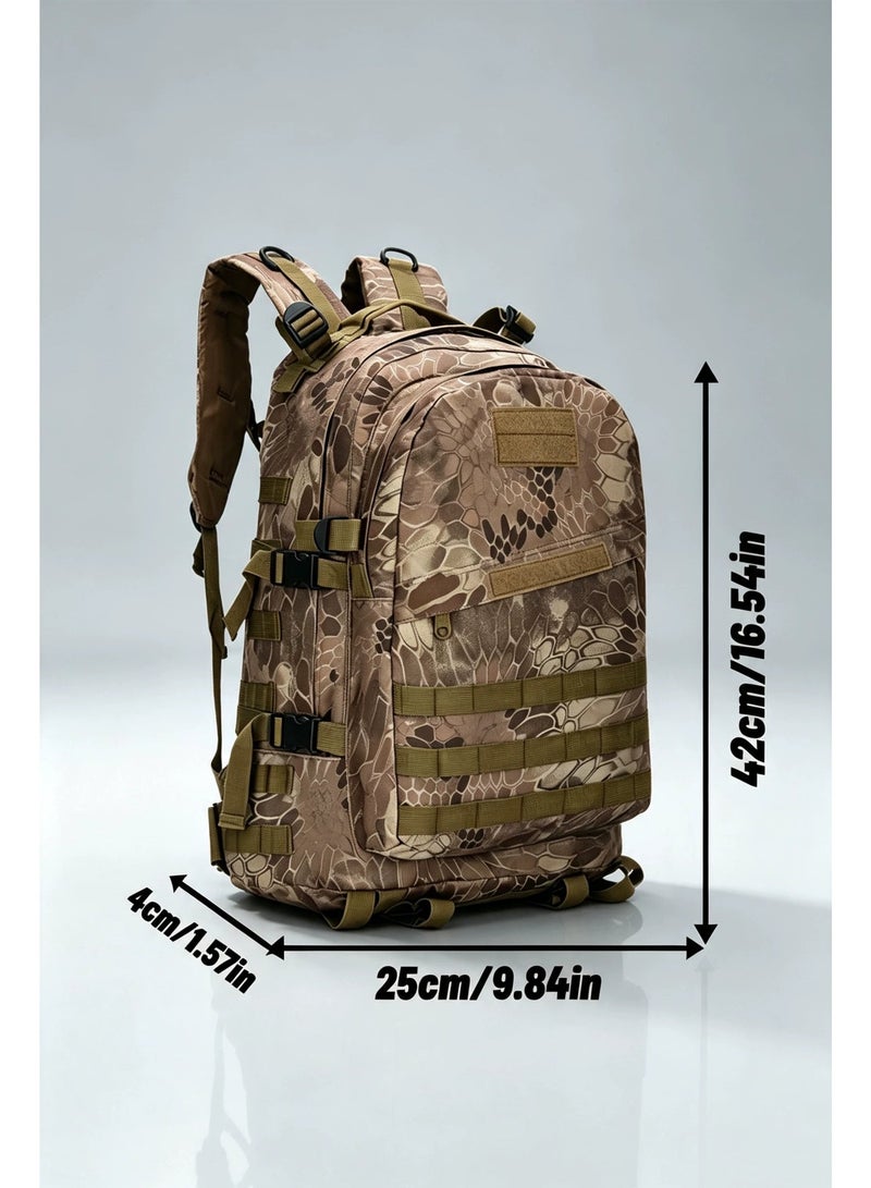 Tactical Camo Backpack Outdoor Hiking Daypack MOLLE Camping Rucksack for Training & Travel - Image 5