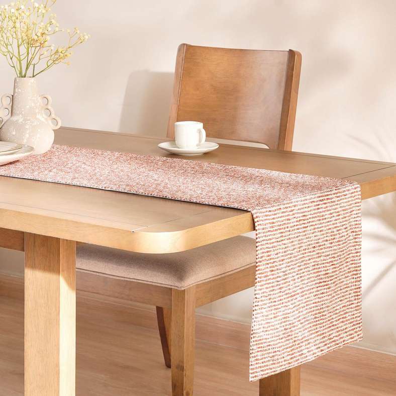 Pan Home Benton Jq Table Runner - Rust - Image 1