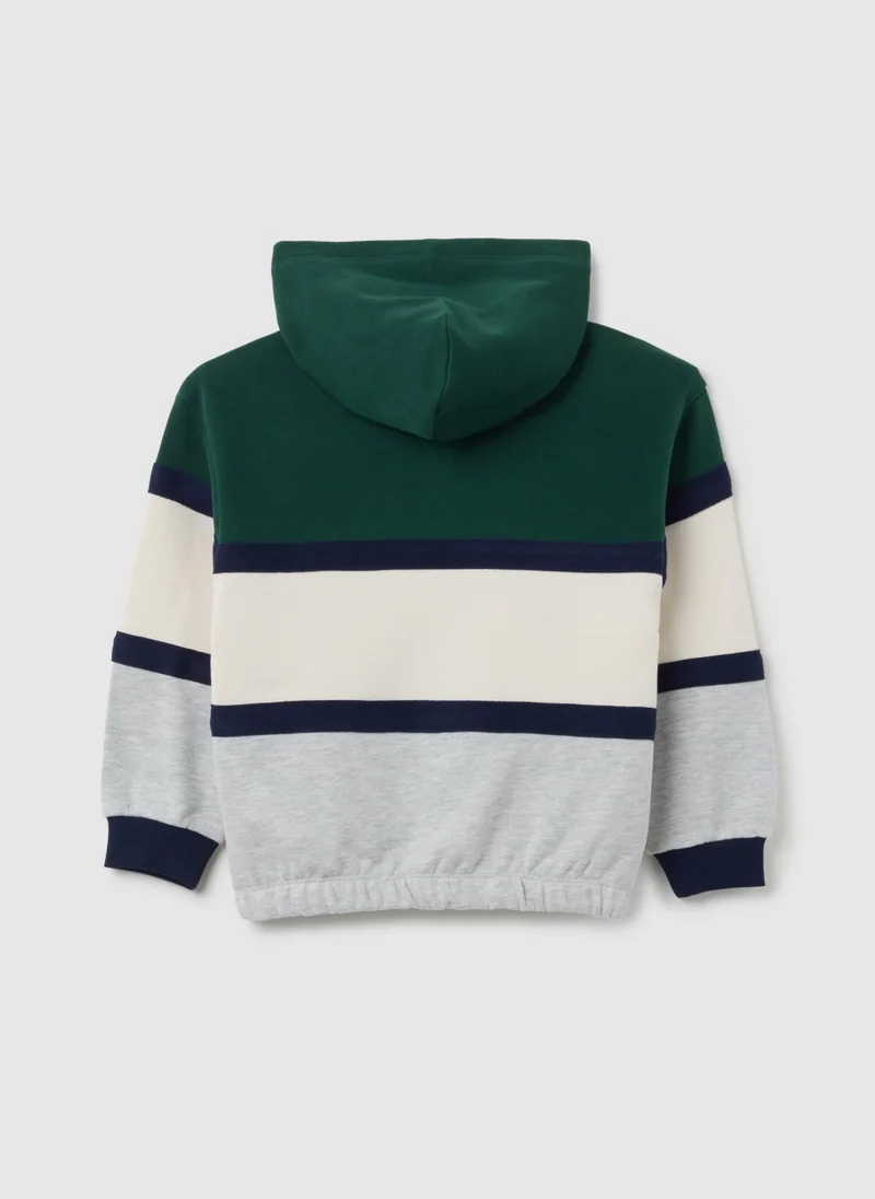 او في اس CHILDREN'S MULTICOLOUR PURE COTTON SWEATSHIRT REGULAR FIT