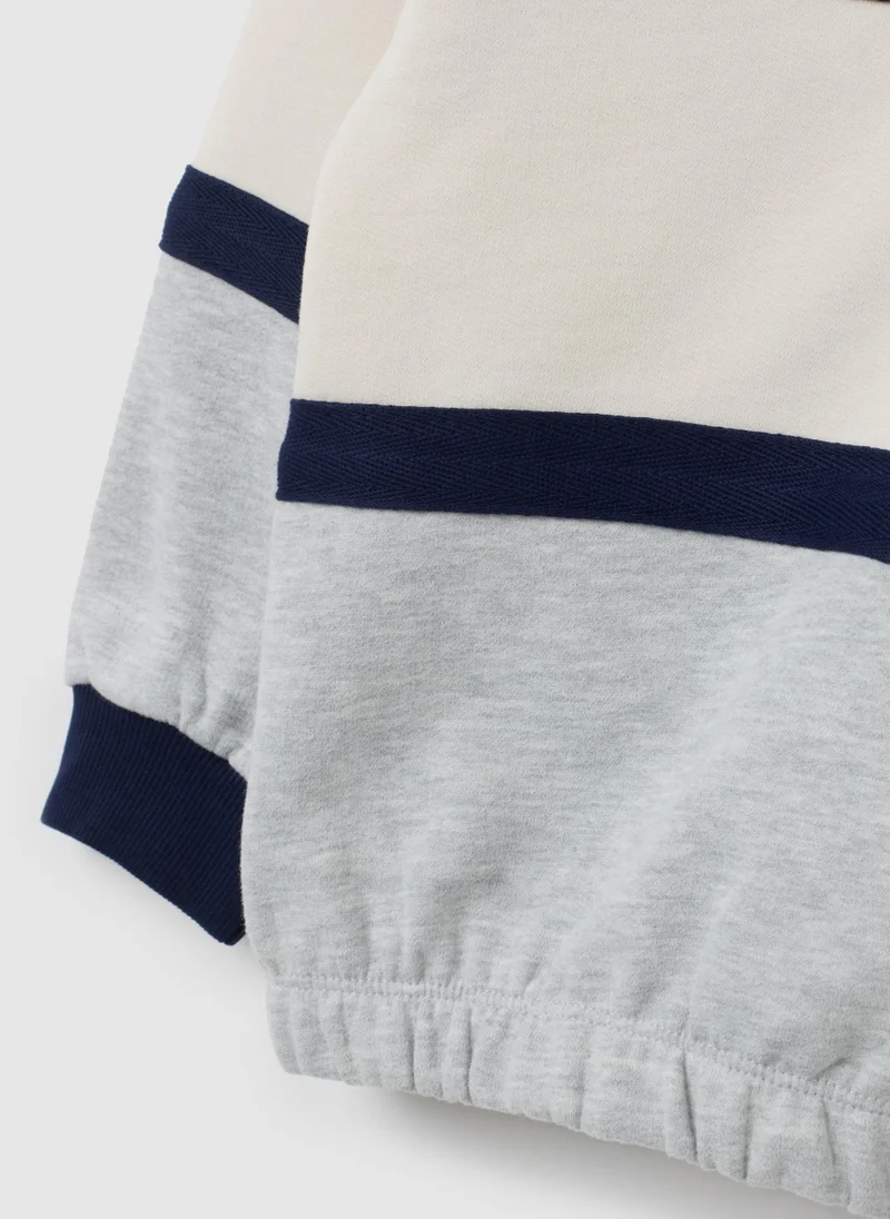 او في اس CHILDREN'S MULTICOLOUR PURE COTTON SWEATSHIRT REGULAR FIT