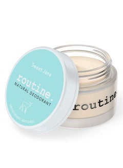 routine Natural Deodorant Deo Jar | Sweet Jane: Reduced Baking Soda, 58g | Sensitive Skin Formula | Aluminum Free Natural Deodorant for Women & Men  - Image 1