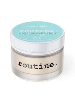 routine Natural Deodorant Deo Jar | Sweet Jane: Reduced Baking Soda, 58g | Sensitive Skin Formula | Aluminum Free Natural Deodorant for Women & Men  - Image 2