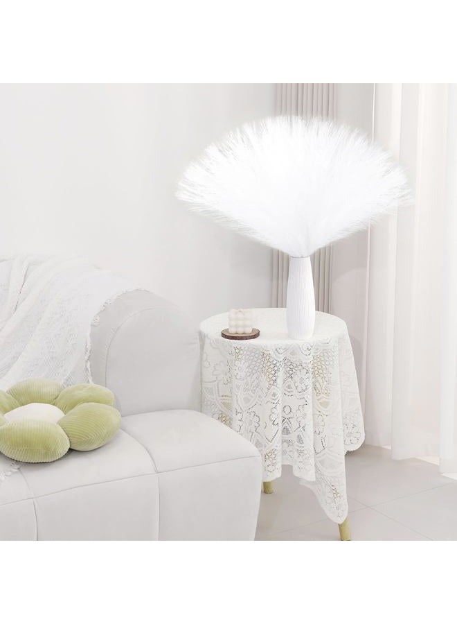 MUUNC White Pampas Grass Decor 30 Pcs 21.7 Inch Faux Pampas Grass Bulk Artificial Dried Flowers Small Vase Filler Pompas Grass. - Image 5