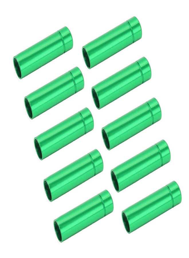 ريسك مجموعة RISK من 10 قطع، أغطية طرفية لكابل فرامل الدراجة مقاس 5 مم، مصنوعة من سبائك الألومنيوم، مناسبة للدراجات الجبلية والطرق، لون أخضر. - Image 3