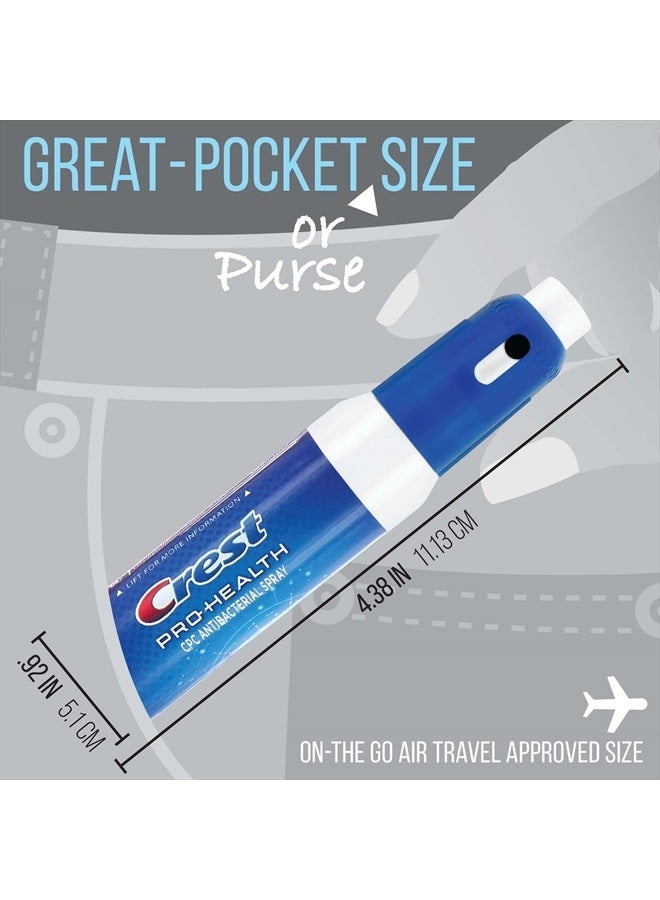 Crest Pro-Health | Portable Alcohol-Free CPC Mist with Clean Mint Flavor | Fights Odor-Causing Germs for Instant Fresh Breath - 1 Count (0.44oz) Breath Spray - Image 5