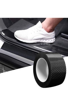 EHOME Car Door Edge Guards Door Sill Protector 5D Carbon Fiber Wrap Film Vinyl Automotive Protection Film Anti-Collision Fits for Most Car (1.2In x 33Ft, Black)  - Image 2