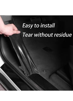 EHOME Car Door Edge Guards Door Sill Protector 5D Carbon Fiber Wrap Film Vinyl Automotive Protection Film Anti-Collision Fits for Most Car (1.2In x 33Ft, Black)  - Image 5