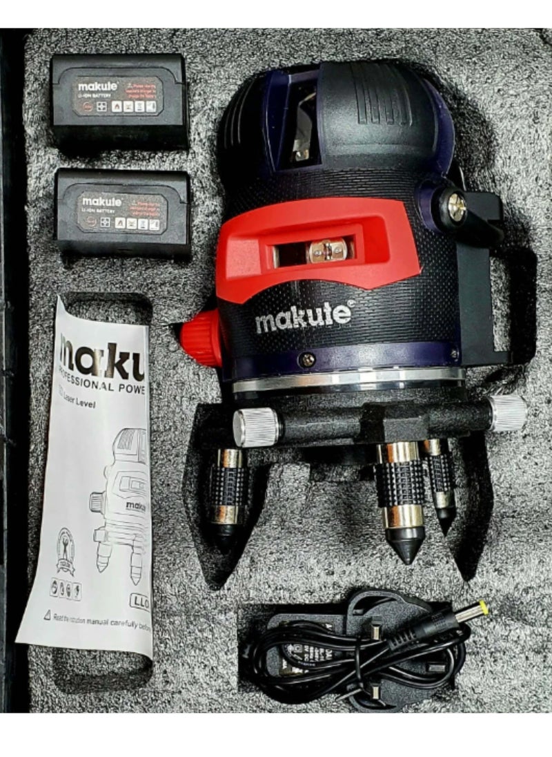 makute Laser Level Machine Class II,630-650nm for Floor Leveling, Wall Framing, Alignment and Distance Measurement (LL2205)  - Image 3