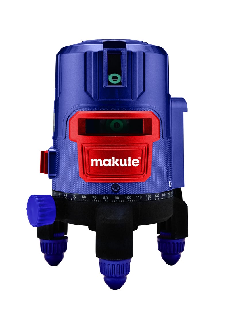 makute Laser Level Machine Class II,630-650nm for Floor Leveling, Wall Framing, Alignment and Distance Measurement (LL2205)  - Image 1