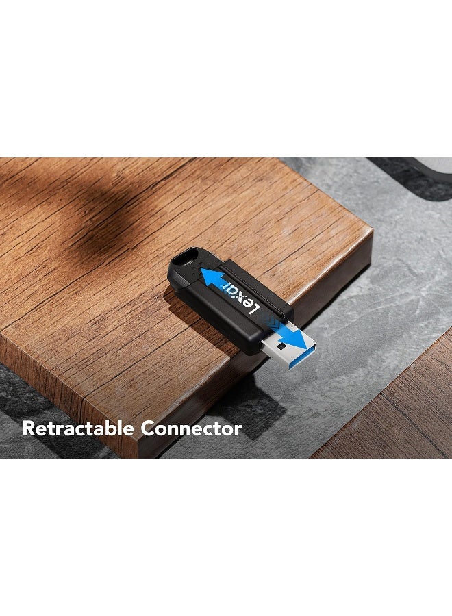 Lexar 32 - Lexar JumpDrive S80 32GB USB 3.1 Flash Drive, up to 150MB/s read, 60MB/s write ( LJDS080032G-BNBNG ), Black 32 GB - Image 4