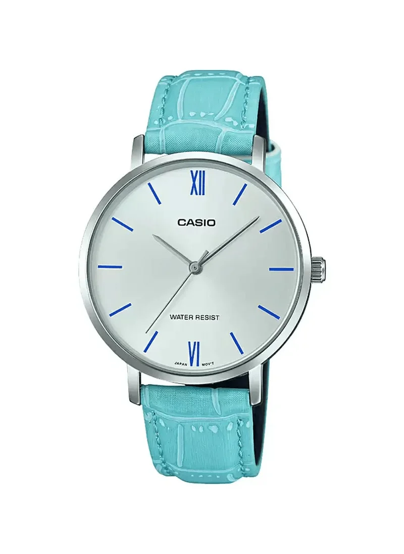 CASIO Pu Strap Analog Watch
