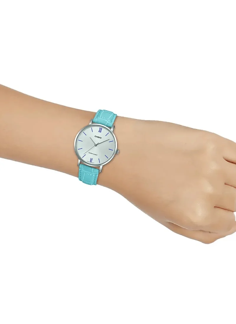 CASIO Pu Strap Analog Watch