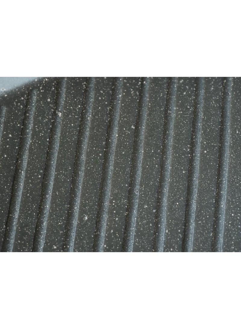 SONEX 28cm Grill Pan – Premium Marble Coating for Perfect Grilling - Image 4