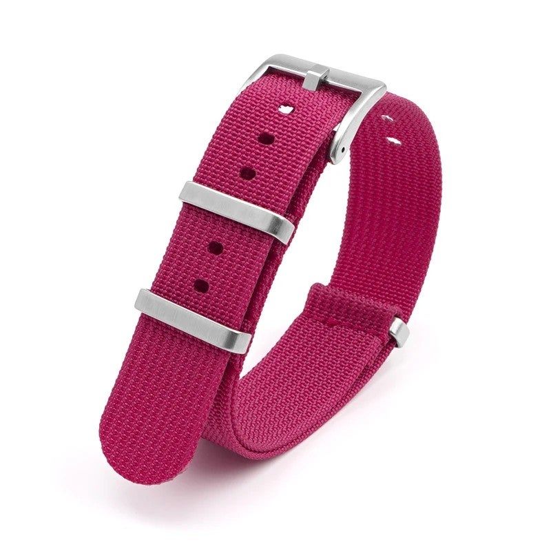 Bluejw Premium Ribbed Nylon Watch Straps 20mm 22mm Replacement Band for Men – Durable Comfort-Fit Strap to Replace the Watch Strap on Moonswatch and Similar Models - Image 1
