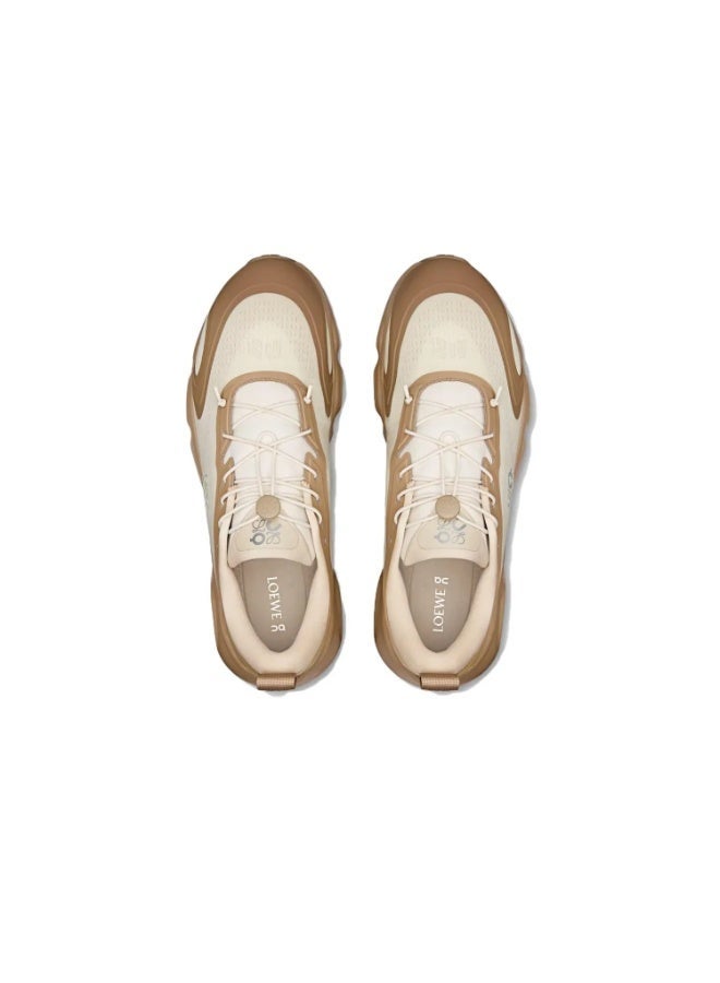 ON LOEWE x On Cloudsolo Comfortable Running Shoes(Beige/Brown) - Image 4