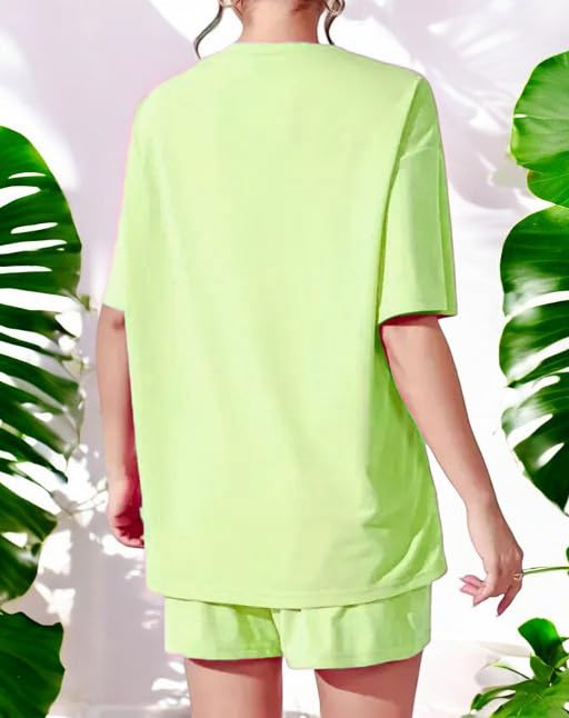 My Swag Casual Half Womens Co Ord Set T-Shirt & Shorts Outfit Nightsuit, Active Gym Wear Co-Ord Set for Womens & Girls - Image 2
