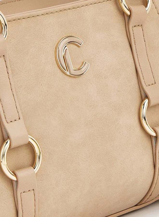 Le Confort BEIGE Tote Bag With Removable Strap for Women | Best Price UAE