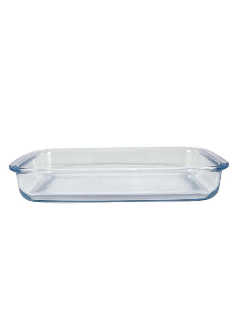 Homemaker Rectangular Glass Baking Dish, 2.2 Lt Capacity, 34.5X20.6 Cm Diameter, 5.1 Cm Height - Clear  - Image 3