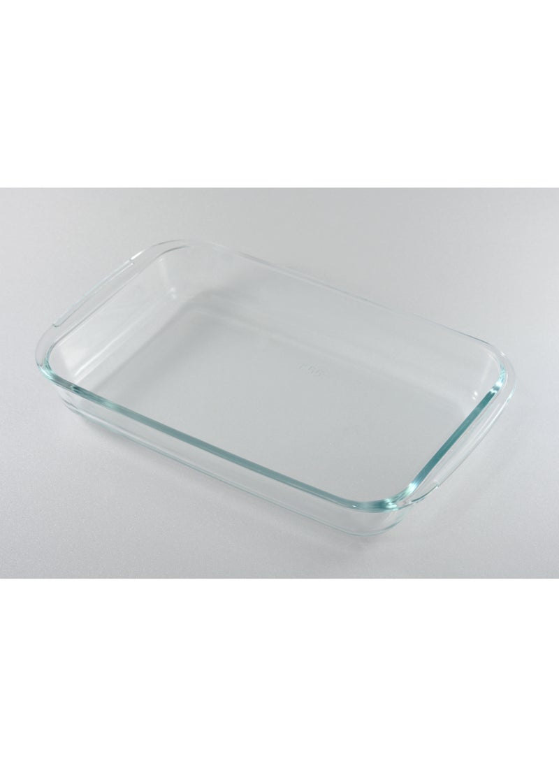 Homemaker Rectangular Glass Baking Dish, 2.2 Lt Capacity, 34.5X20.6 Cm Diameter, 5.1 Cm Height - Clear  - Image 4