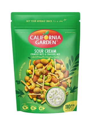 Sour Cream Crunchy Nuts and Cracker Mix