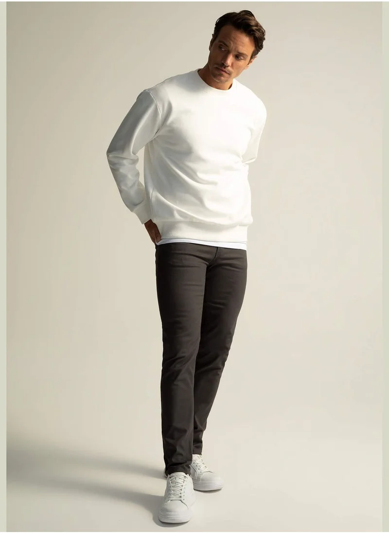 ديفاكتو Extra Slim Fit Basic Chino Trousers