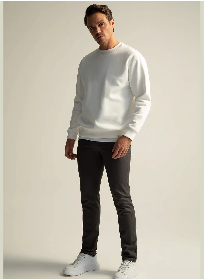 DeFacto Extra Slim Fit Basic Chino Trousers