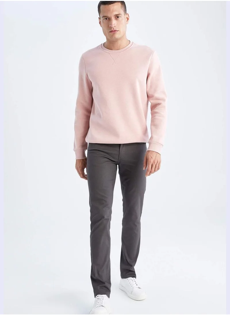DeFacto Extra Slim Fit Basic Chino Trousers