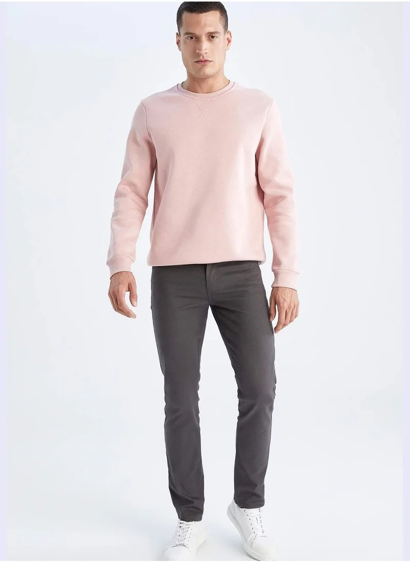 DeFacto Extra Slim Fit Basic Chino Trousers