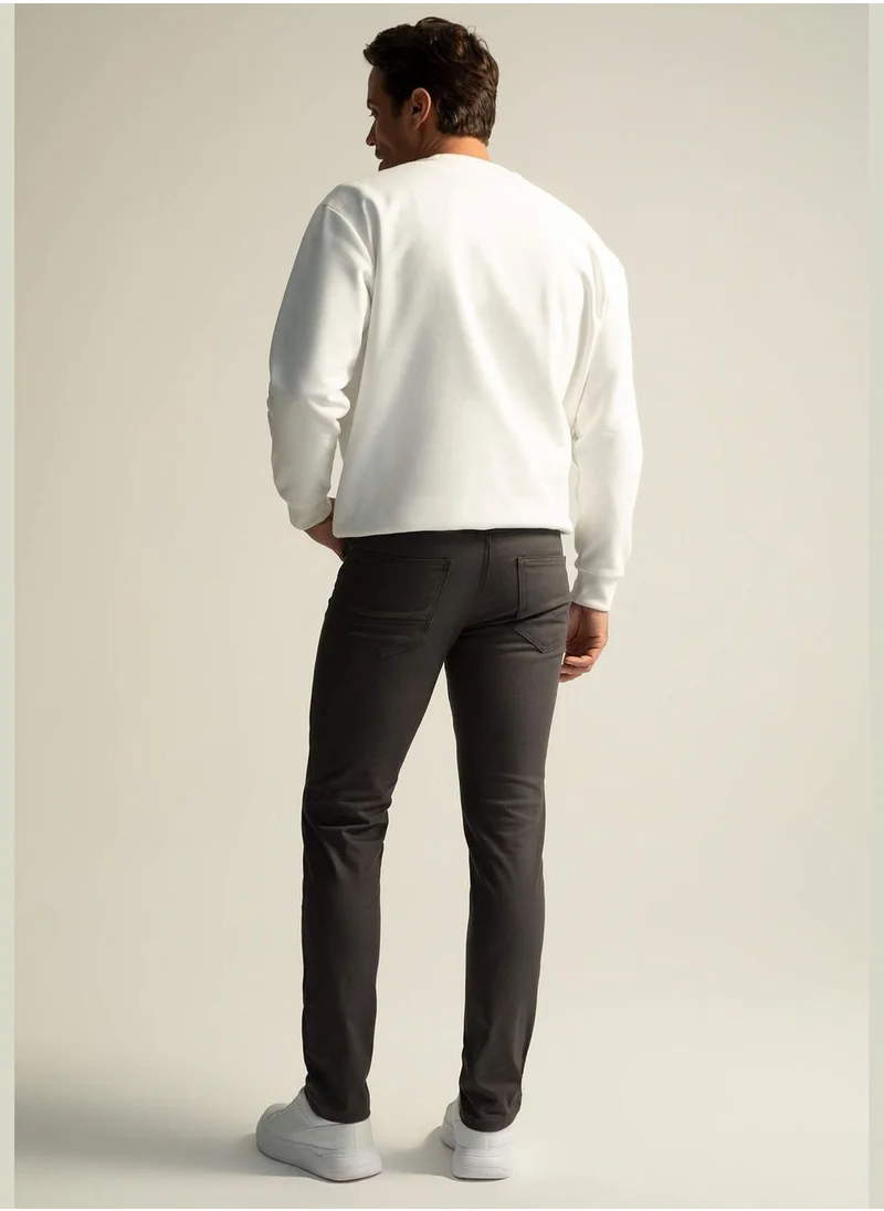 DeFacto Extra Slim Fit Basic Chino Trousers