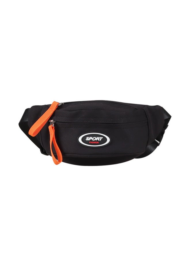 Summer Children's Bag Sports Style Boy's Crossbody Chest Bag Casual Trendy Little Boy's Shoulder Crossbody Bag-Color:Black - Image 1
