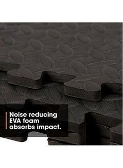 Sky Land Puzzle Exercise Mat |Interlocking EVA Mat | Gym Flooring Mat, Foam Exercise Mat Pack of 16 | Home Gym Equipment & Exercise- EM-9360-B  - Image 4