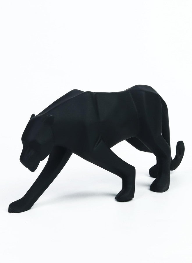 ZAICUS Black Jaguar Showpiece for Home Decor - Stylish Black Panther & Cheetah Statue for Living Room & Office Decor - Animal Figurines Decorative Gift Item, Resin - Image 1