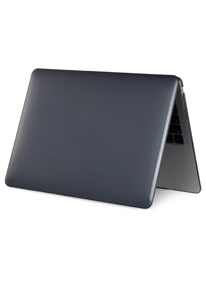 crystal Case for new macbook pro 13" - A1706/A1708/A2159/A1989/A2251/A2289/A2338 , Hard Shell Case - Black - Image 2