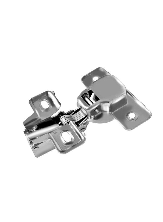 BERTA Berta 4 Pack 3/8" Overlay Hinges, 45mm Stainless Steel Quiet 3D Soft Close Concealed for Face Frame Door ＆ Frameless Door, 105° Open Angle Kitchen Replacement, Self Closing Hidden, Satin Nickel  - Image 5