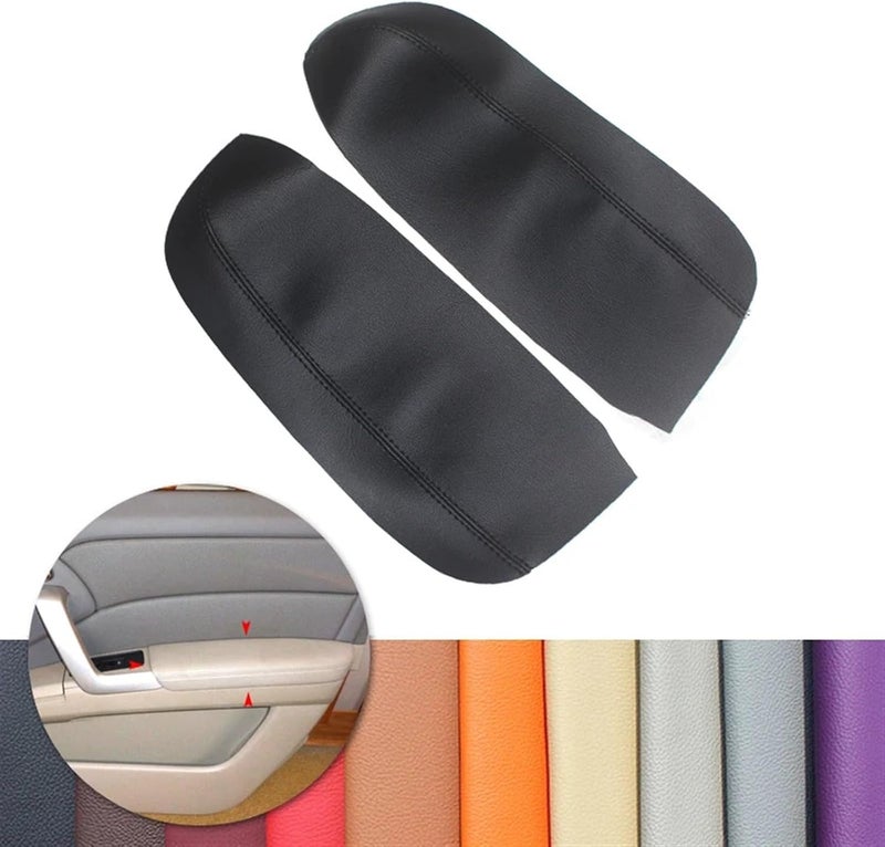 QASULER Soft Leather Door Armrest Covers for Acura RDX - Image 4