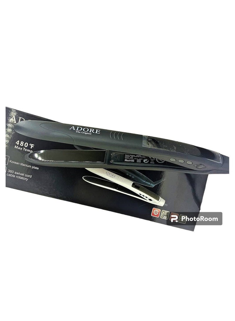 Adore Tech Professional Korean Titanium Plate Hair Straightener 480F - Image 2