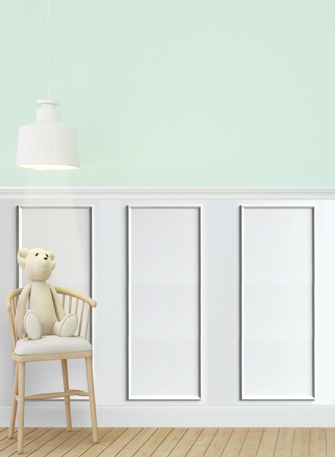 Colingmill 3 Set Accent Wall Molding Kit Premade Wainscoting Panels Wall Molding Peel and Stick Panel White Pre Cut Trim for Walls Picture Frame Molding for Home Decoration(12 x 24 Inch) - Image 2