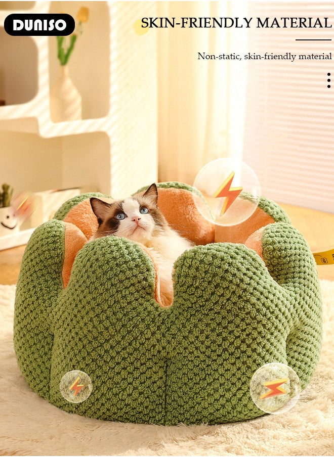 Pet Bed, 40 CM Round Warmth Cat Beds for Indoor, Dog Bed with Anti-Slip Water-Resistant Bottom, Washable Bed for Puppy and Kitty, Anti-Anxiety Warming Cozy Soft Round Bed - pzsku/Z9C93109444931DF97CB6Z/45/_/1728696519/08f66f2c-0f25-495f-b16c-030e0f65c13e