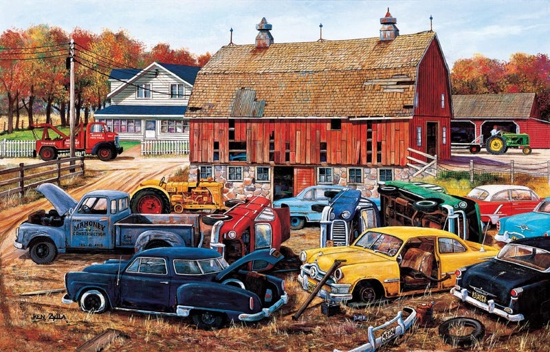 SUNSOUT INC - Barnyard Gems - 1000 pc Jigsaw Puzzle by Artist: Ken Zylla - Finished Size 19" x 30" - MPN# 39816 - Image 3