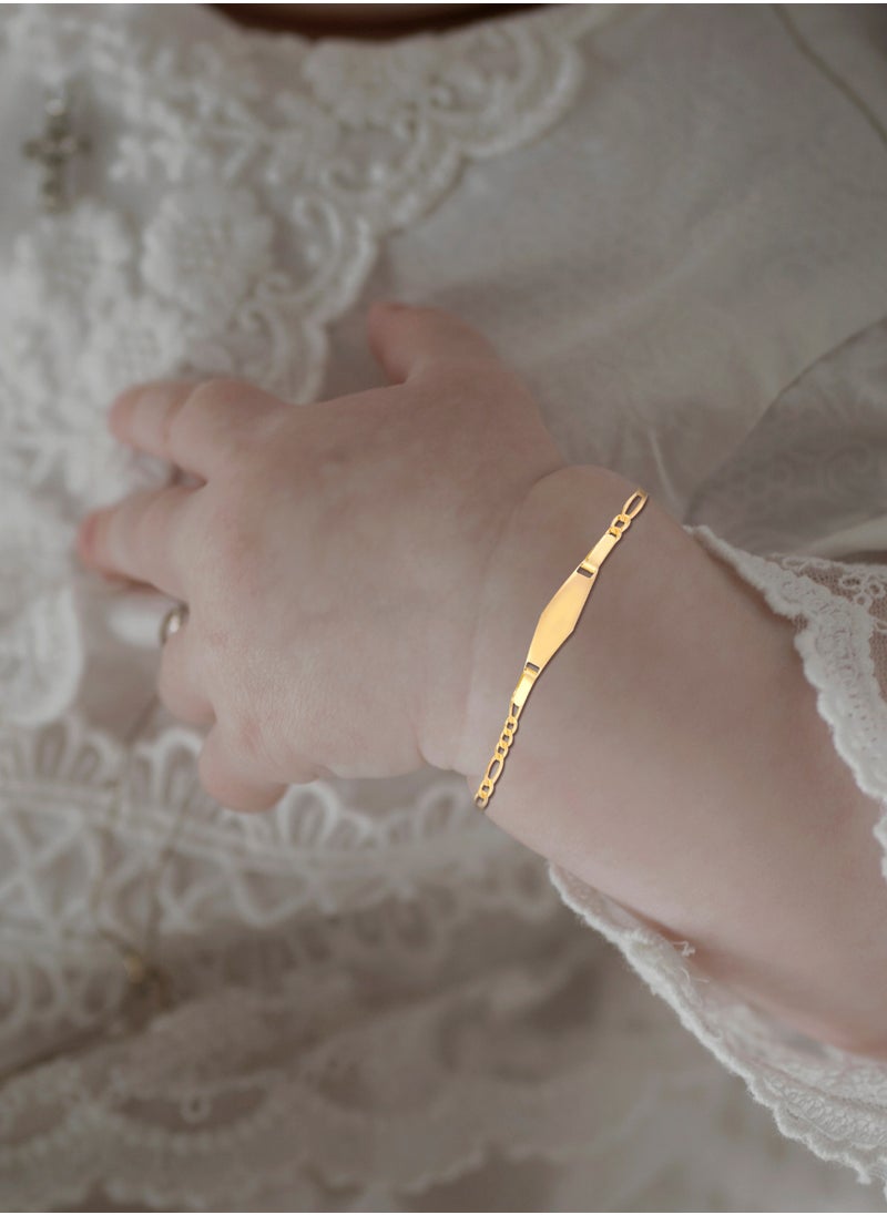 BAFLEH JEWELLERY 18k Gold Baby Bracelet: A Precious Keepsake  - Image 3