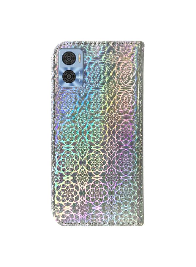 S-TOP Case For Motorola Moto E22/E22i Colorful Magnetic Buckle Leather Phone Case - Image 3