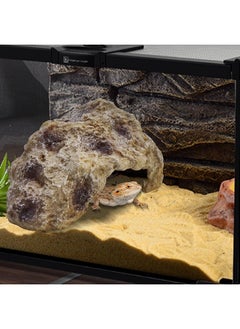 Hamiledyi Hamiledyi Reptile Rock Hide Cave Reptile Hide Leopard Gecko Hide Bearded Dragon Hideout Terrarium Habitat Decor Reptile Hideout for Snake Lizard Gecko Turtle Hermit Crab Frog (M)  - Image 4