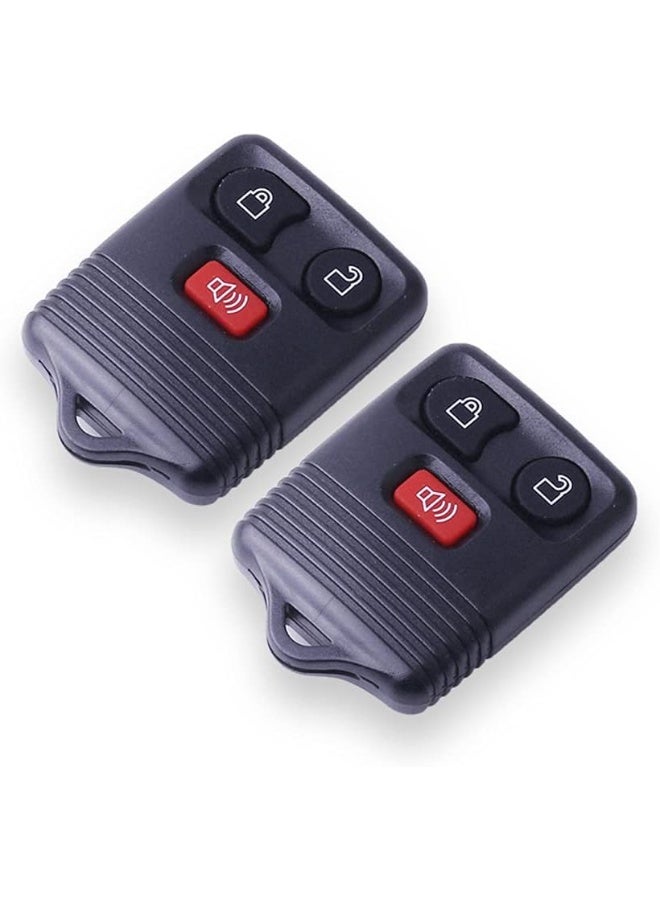 CE CENTAURUS ELECTRONICS Car Key Fob (Set of 2) Keyless Entry Remote 3 Button Replacement for 1998-2016 Ford F150 F250 F350 - Image 1