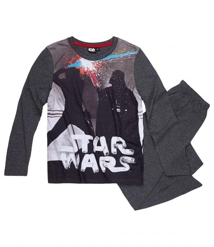 ستار ورز بيجامة حرب النجوم قطنية بأكمام طويلة للأولاد من كيدز تي في - Image 1