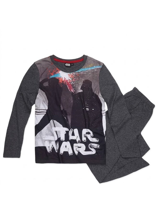 ستار ورز بيجامة حرب النجوم قطنية بأكمام طويلة للأولاد من كيدز تي في - Image 1