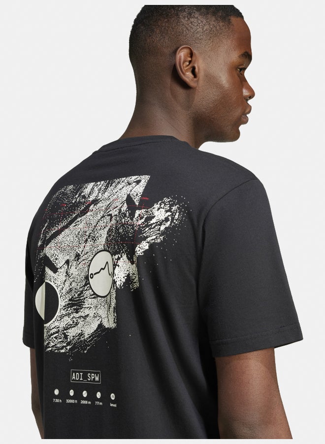 Adidas city escape space men's graphic t-shirt - Image 3